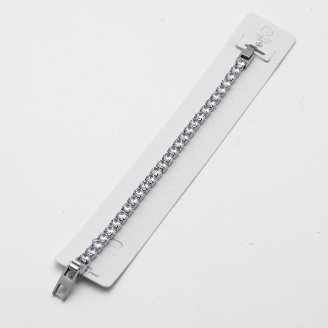 PULSERA ZO13664B/5MM PLATEADO Acero Inoxidable 2B22