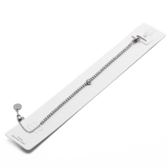 PULSERA ZO12843B PLATEADO Acero Inoxidable 2B11