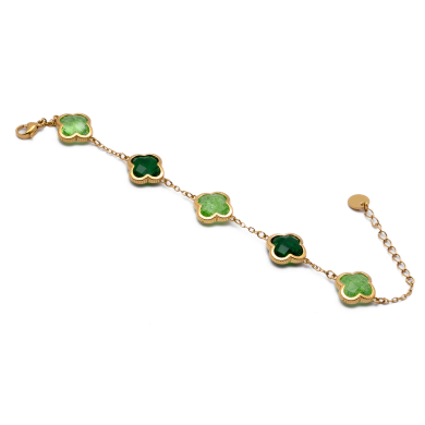 PULSERA ZO13946B DORADO VERDE Acero Inxidable 2B510