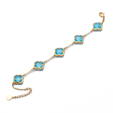 PULSERA ZO13946B PLATEADO BLANCO Acero Inxidable 2B59 2B510