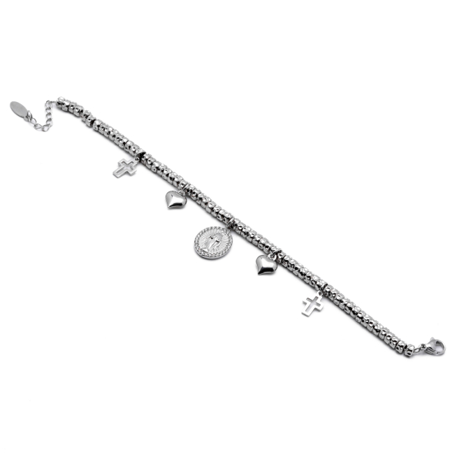 PULSERA ZO13526B PLATEADO Acero Inoxidable 2C42