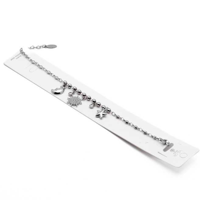 PULSERA ZO13417B PLATEADO Acero Inoxidable 2C41