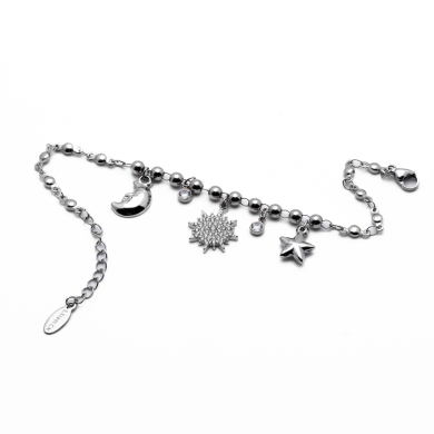 PULSERA ZO13417B PLATEADO Acero Inoxidable 2C41