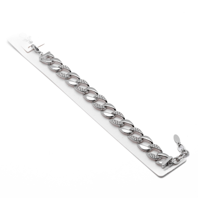 PULSERA ZO12879B PLATEADO Acero Inoxidable 2B37