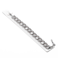 PULSERA ZO12879B PLATEADO Acero Inoxidable 2B37