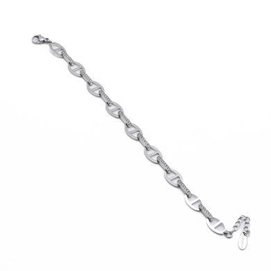 PULSERA ZO13394B PLATEADO Acero Inoxidable 2B23