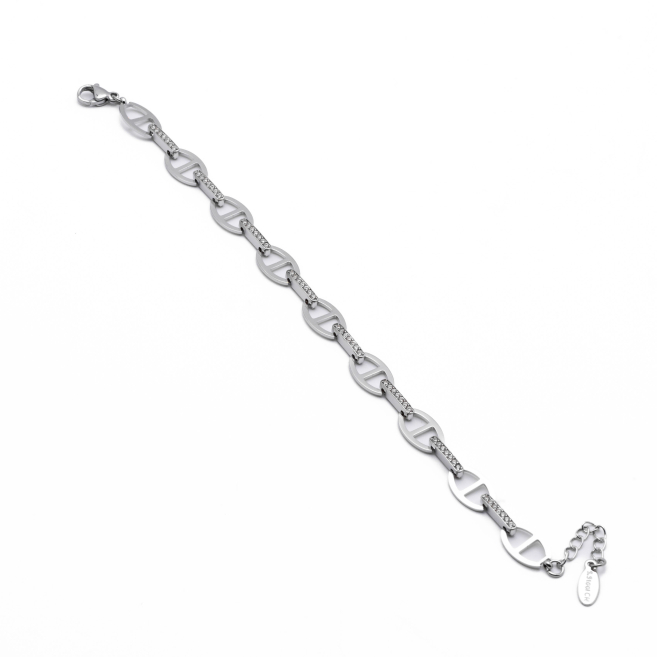 PULSERA ZO13394B PLATEADO Acero Inoxidable 2B23