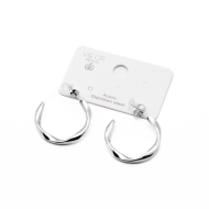 ARETES ZO14019E/30MM PLATEADO Acero Inoxidable F39