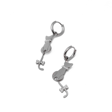 ARETES ZO14027E PLATEADO Acero Inoxidable G33