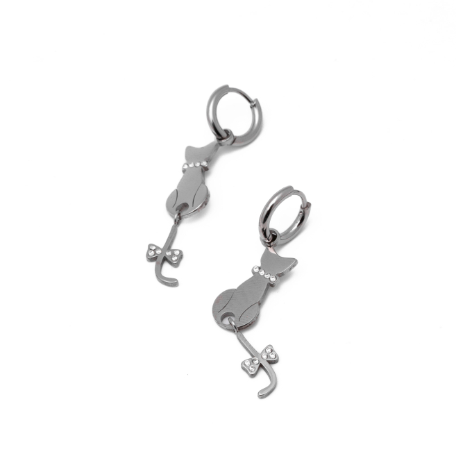 ARETES ZO14027E PLATEADO Acero Inoxidable G33