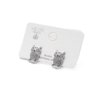 ARETES ZO14827E PLATEADO Acero Inoxidable G31