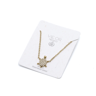 COLLAR ZO14403N250 DORADO Acero Inxidable E41