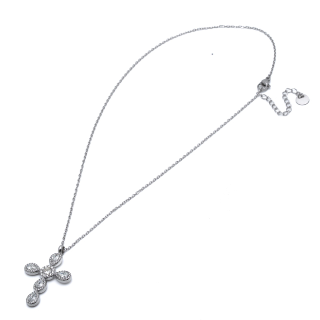 COLLAR ZO13836N PLATEADO Acero Inxidable E41