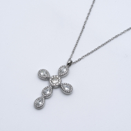 COLLAR ZO13836N PLATEADO Acero Inxidable E41