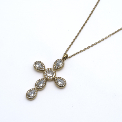 COLLAR ZO13836N DORADO Acero Inxidable E41