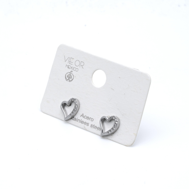 ARETES ZO14844E PLATEADO Acero Inxidable F44