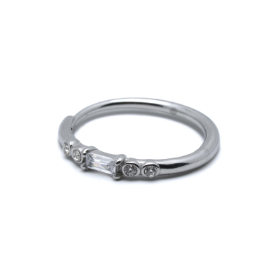 ANILLO ZO13683R PLATEADO Acero Inxidable A21