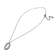 COLLAR ZO13196N PLATEADO Acero Inxidable E28