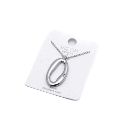 COLLAR ZO13196N PLATEADO Acero Inxidable E28