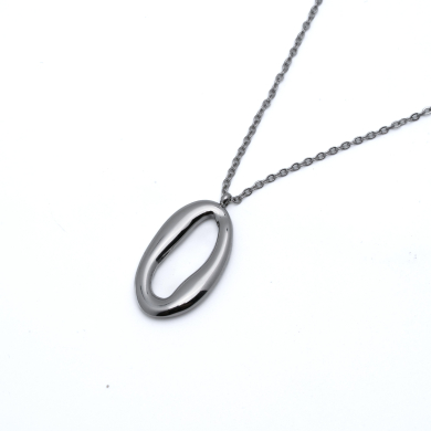 COLLAR ZO13196N PLATEADO Acero Inxidable E28