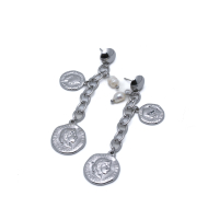 ARETES ZO12890E PLATEADO Acero Inxidable G46