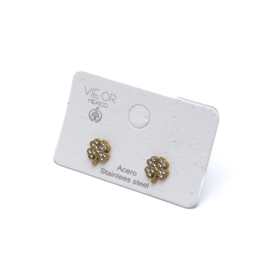 ARETES ZO14812E DORADO Acero Inxidable F53