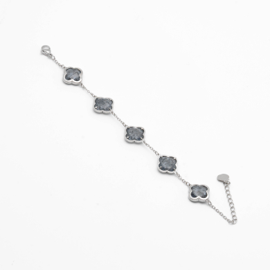 PULSERA ZO13946B PLATEADO GRIS Acero Inxidable 2B510