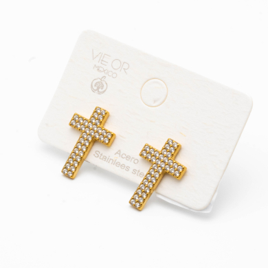 ARETES ZO14858E DORADO Acero Inxidable G16