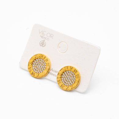 ARETES ZO14857E DORADO Acero Inxidable F52