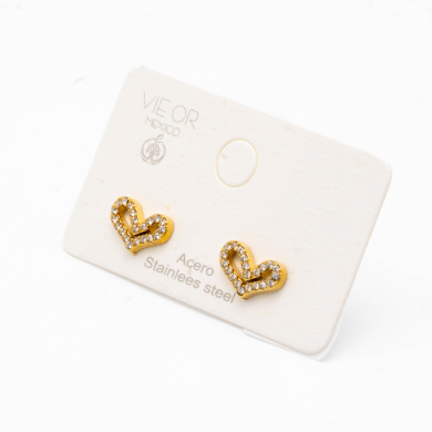 ARETES ZO14843E DORADO Acero Inxidable F53