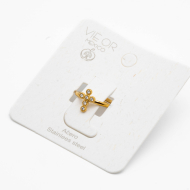 ANILLO ZO14953R DORADO BLANCO Acero Inxidable A42