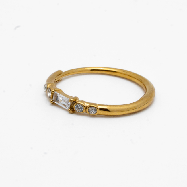 ANILLO ZO13683R DORADO Acero Inxidable A21