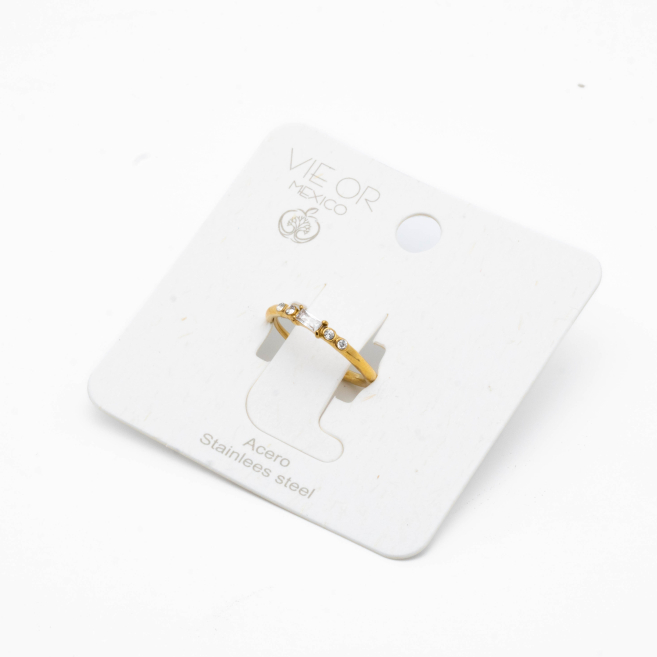 ANILLO ZO13683R DORADO Acero Inxidable A21