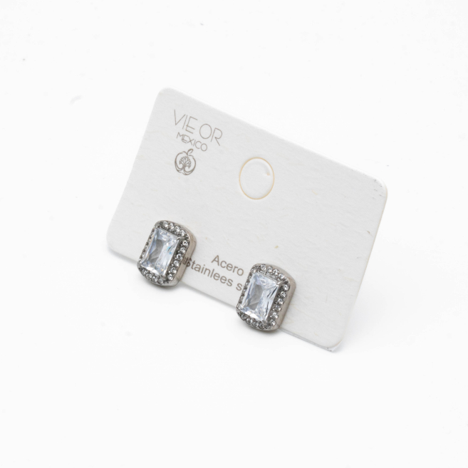 ARETES ZO14852E PLATEADO Acero Inxidable F41