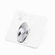 ANILLO ZO11218R150 Plateado Acero Inoxidable 2A41