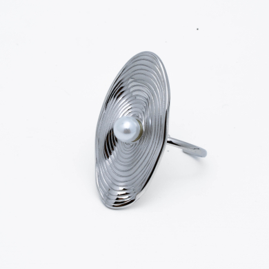 ANILLO ZO11218R150 Plateado Acero Inoxidable 2A41