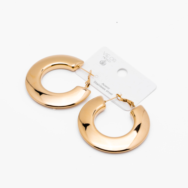ARETES ZO13263E DORADO Acero Inxidable F48