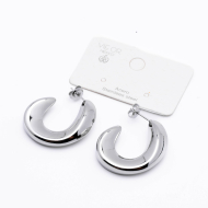 ARETES ZO14480E/27*31MM PLATEADO Acero Inxidable F27