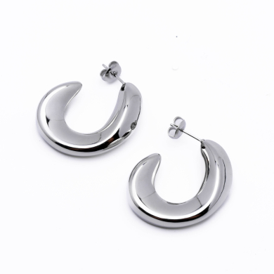 ARETES ZO14480E/27*31MM PLATEADO Acero Inxidable F27