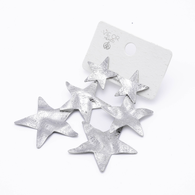 ARETES ZO14395E390 PLATEADO Acero Inxidable F43