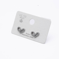 ARETES ZO14843E PLATEADO Acero Inxidable F53