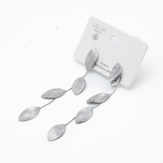 ARETES ZO12683E300 Plateado Acero Inoxidable -G34 G28