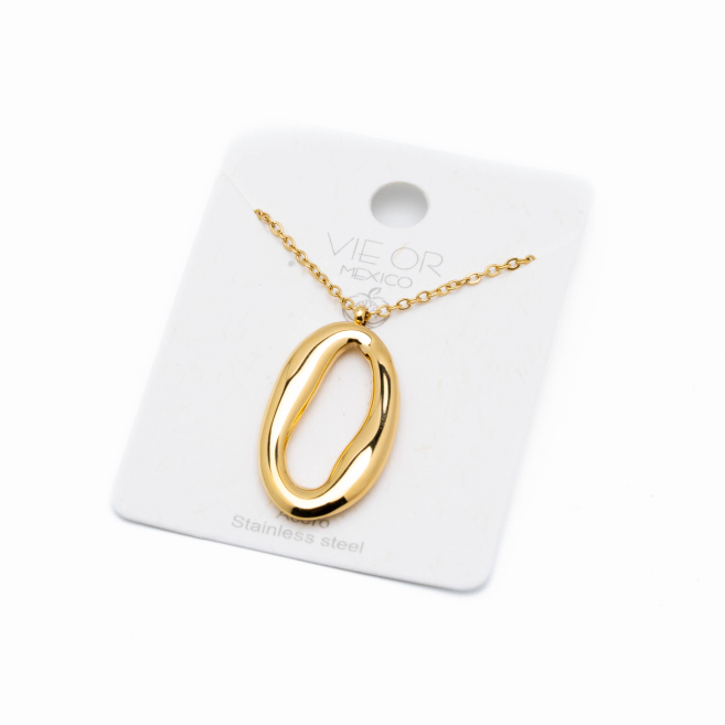 COLLAR ZO13196N DORADO Acero Inxidable E28