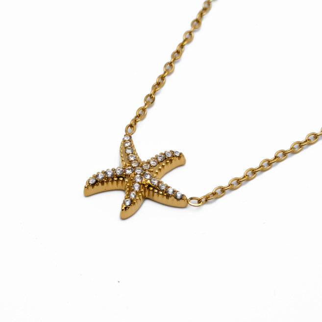 COLLAR ZO14400N DORADO Acero Inoxidable E41