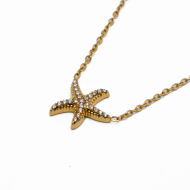 COLLAR ZO14400N DORADO Acero Inoxidable E41