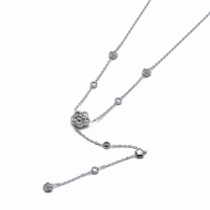 COLLAR ZO13428N PLATEADO Acero Inxidable 2D49