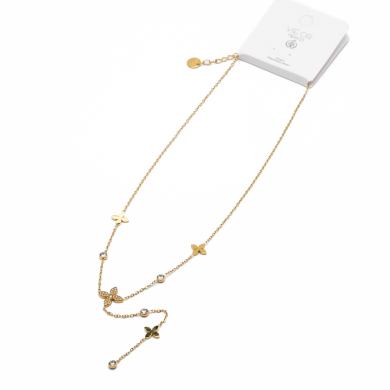 COLLAR ZO14070N DORADO Acero Inxidable 2D49