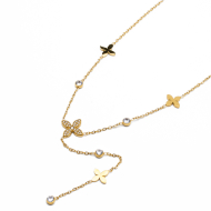 COLLAR ZO14070N DORADO Acero Inxidable 2D49