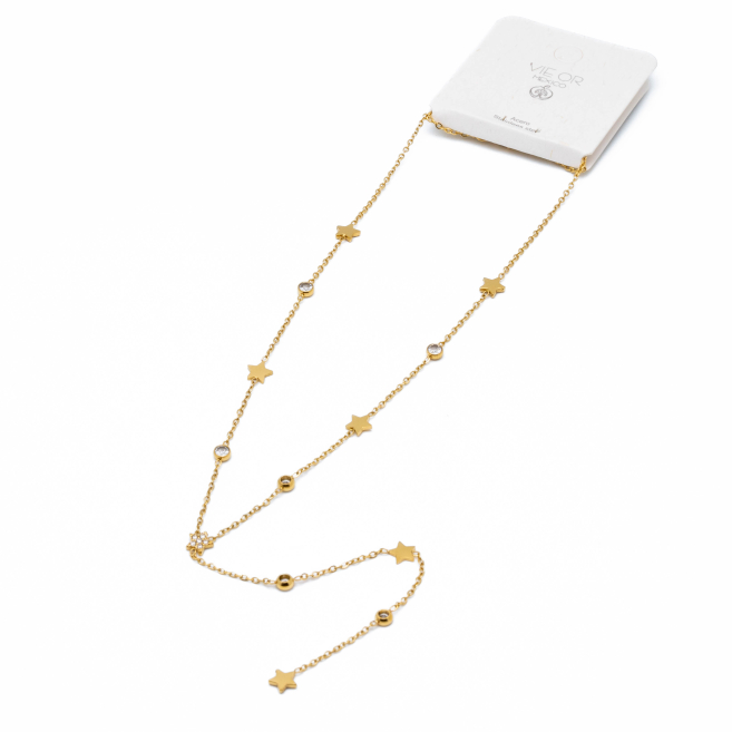 COLLAR ZO14577N DORADO Acero Inxidable 2D110