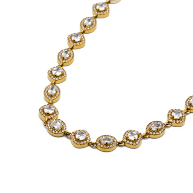 COLLAR ZO13630N PLATEADO BLANCO Acero Inoxidable E43